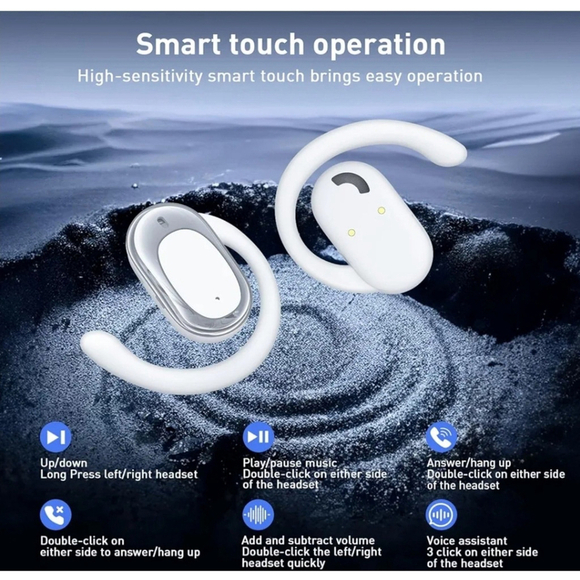 Open Ear Headphones Wireless Bluetooth - Picture 8 of 9